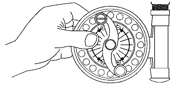 Einstellung der Bremse